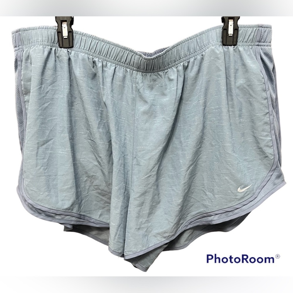 Nike Dri-fit running tempo shorts pastel blue size 3X
